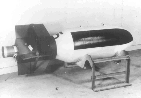 1000poundr bomb dropped by 7th Battle Group bombers on enemy shipping in Thailand during WWII