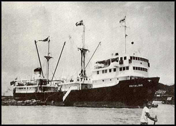 SS Petaling afloat picture kindy donated by Mr Peter Pointner of Eden Divers Phuket
